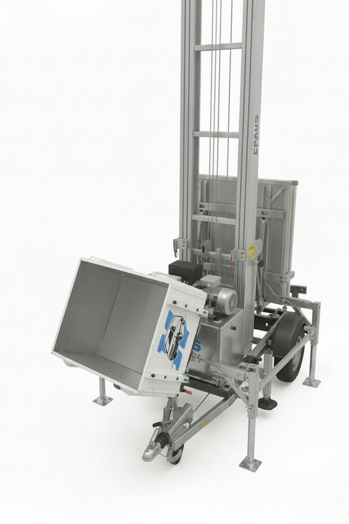 Autoscala PAUS EASY 21 - A Rimorchio (motorizzata automatica)