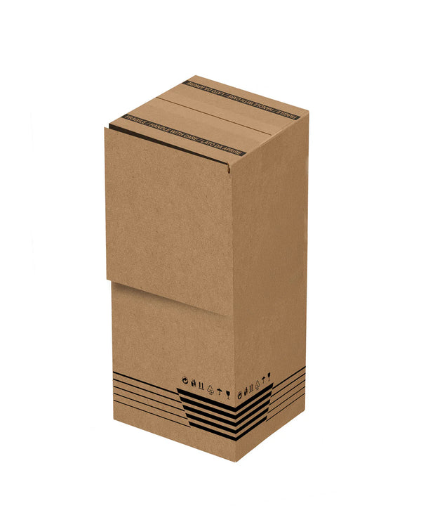 Scatola armadio  in cartone rigido con asta interna 120cm (h) x 50cm x 50cm