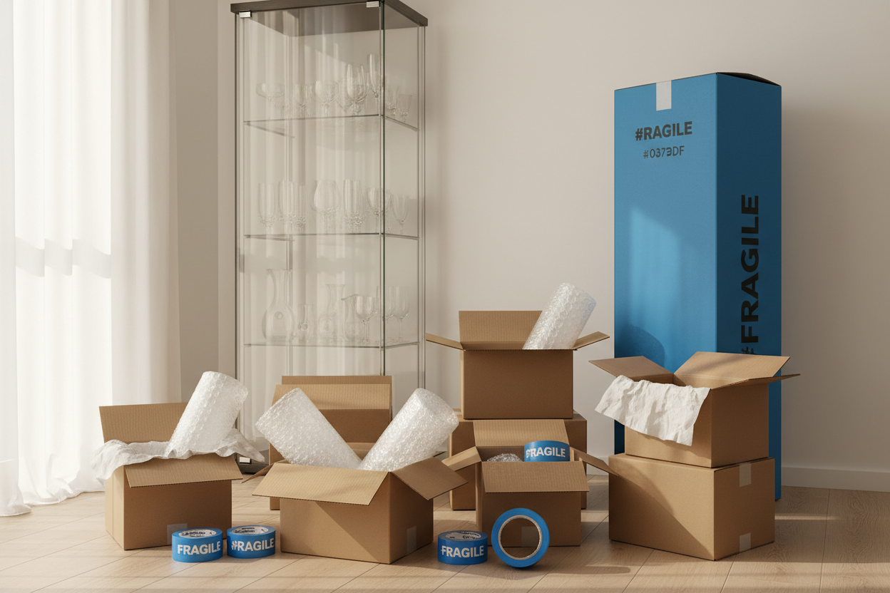 Kit Trasloco Cristallo & Design - imballaggio sicuro per cristalleria e oggetti preziosi