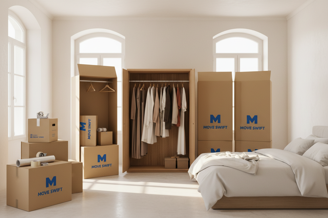 Kit Trasloco Boutique & Guardaroba - box guardaroba e materiali per trasportare abiti